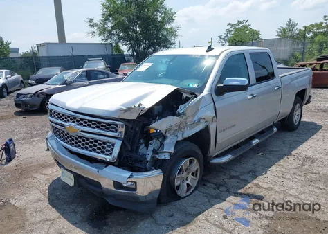 2015 Chevrolet Silverado 1500 1Lt из США, поврежденный, VIN 3GCPCREH9FG315800